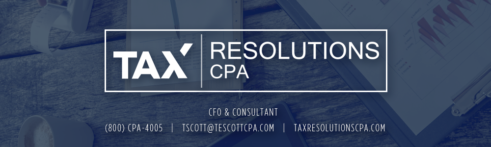 Tax Resolutions Video Blog with Tom Scott