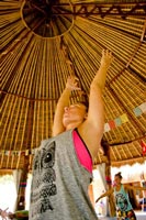 Virbhadrasana Yoga Teacher Training Bali, Costa Rica, Australia 200 500 hour Zuna Yoga Teacher Training Gili Air Lombok Indonesia