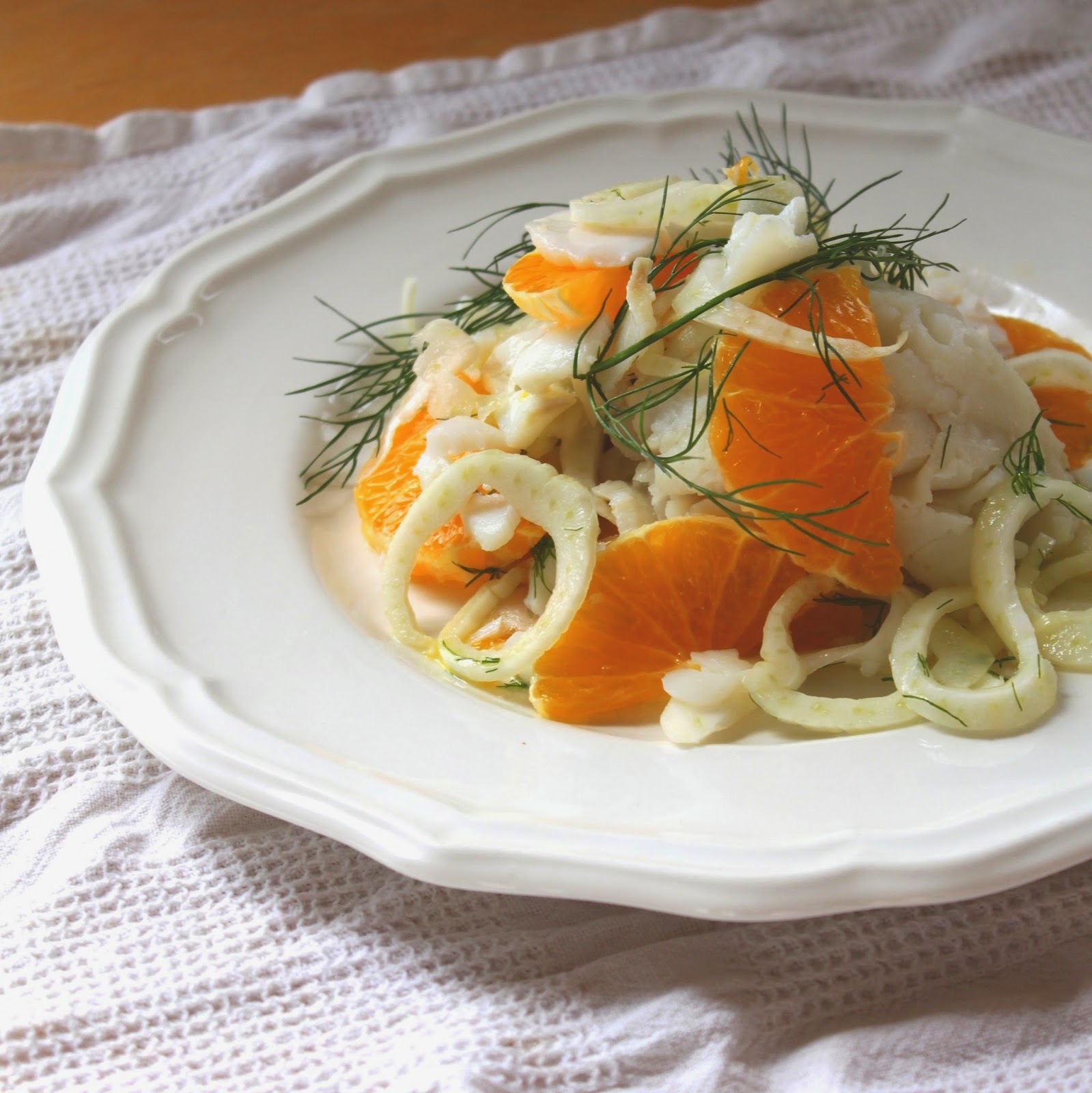 Jenessa's Dinners Poached Cod, Fennel, and Citrus Salad