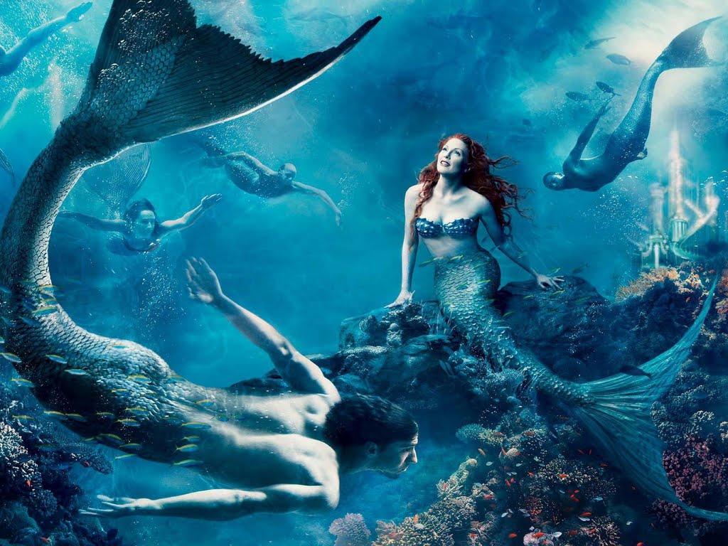 Dance of the mermaid and the sea devil Dance of the mermaid and the sea devil