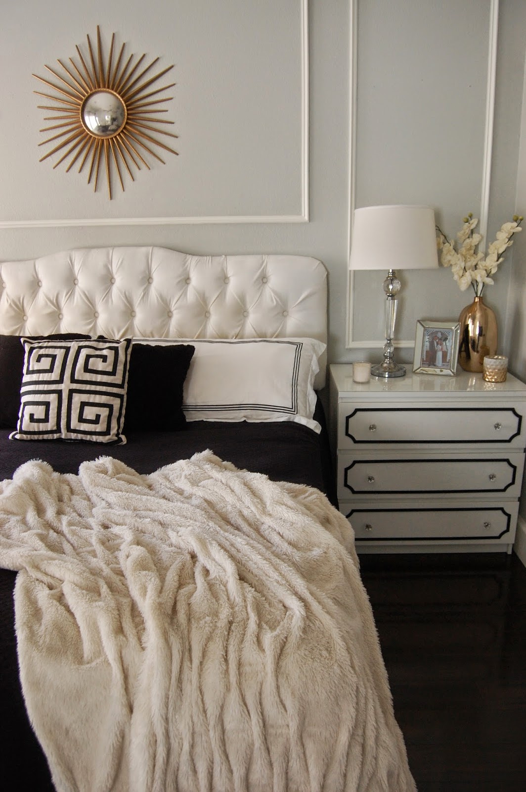 Classic Style Home: Master Bedroom Update: White Duvet Alternative