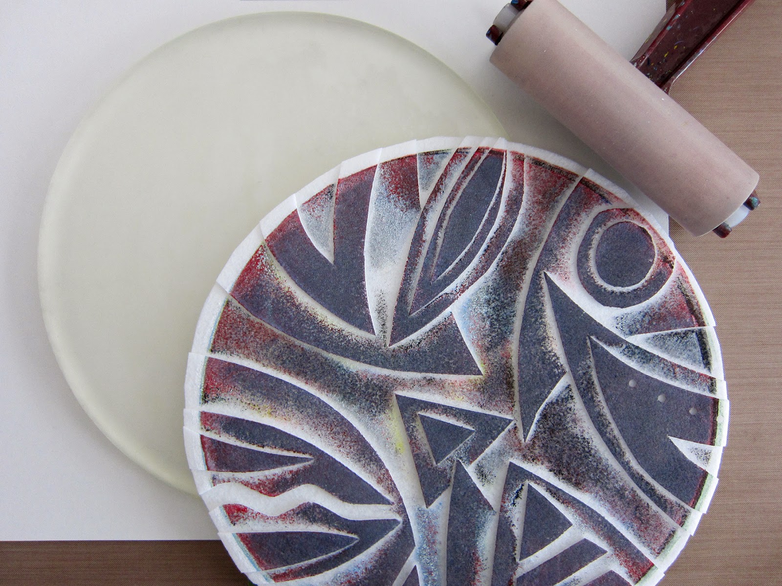 Printing with Gelli Arts® Gelli Printing with DIY Layered Texture Plates