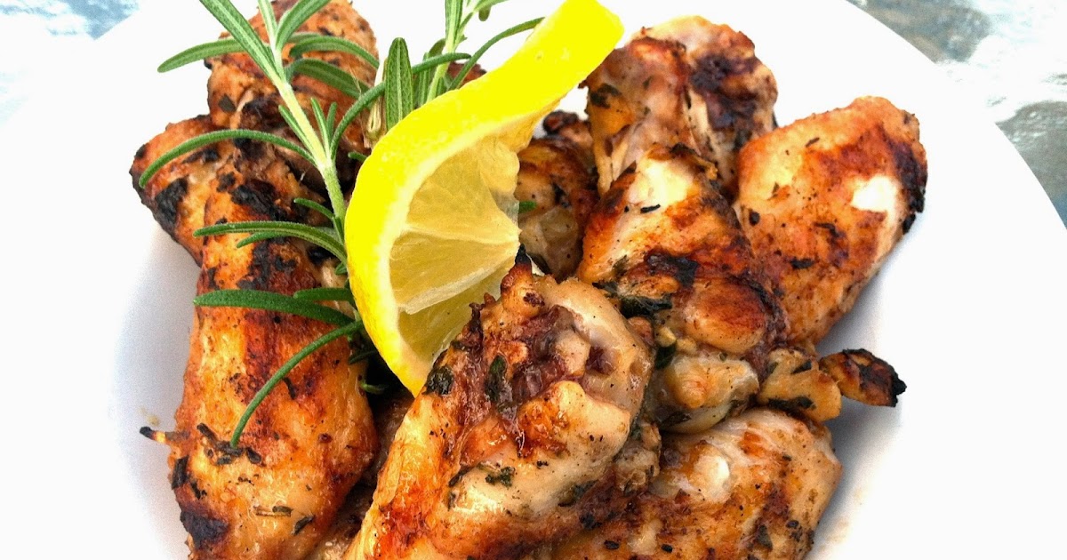 Everything Tasty from My Kitchen Grilled Rosemary Chicken Wings
