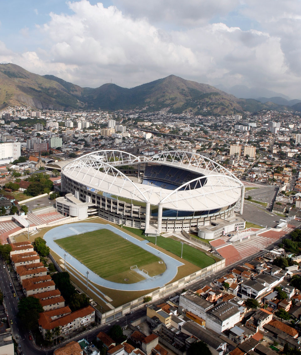 World Visits Rio Olympic Stadium Or Joao Havelange Stadium