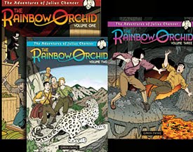 The Rainbow Orchid Volume 1, 2, 3 and The Complete - Julius Chancer Adventure - by Garen Ewing