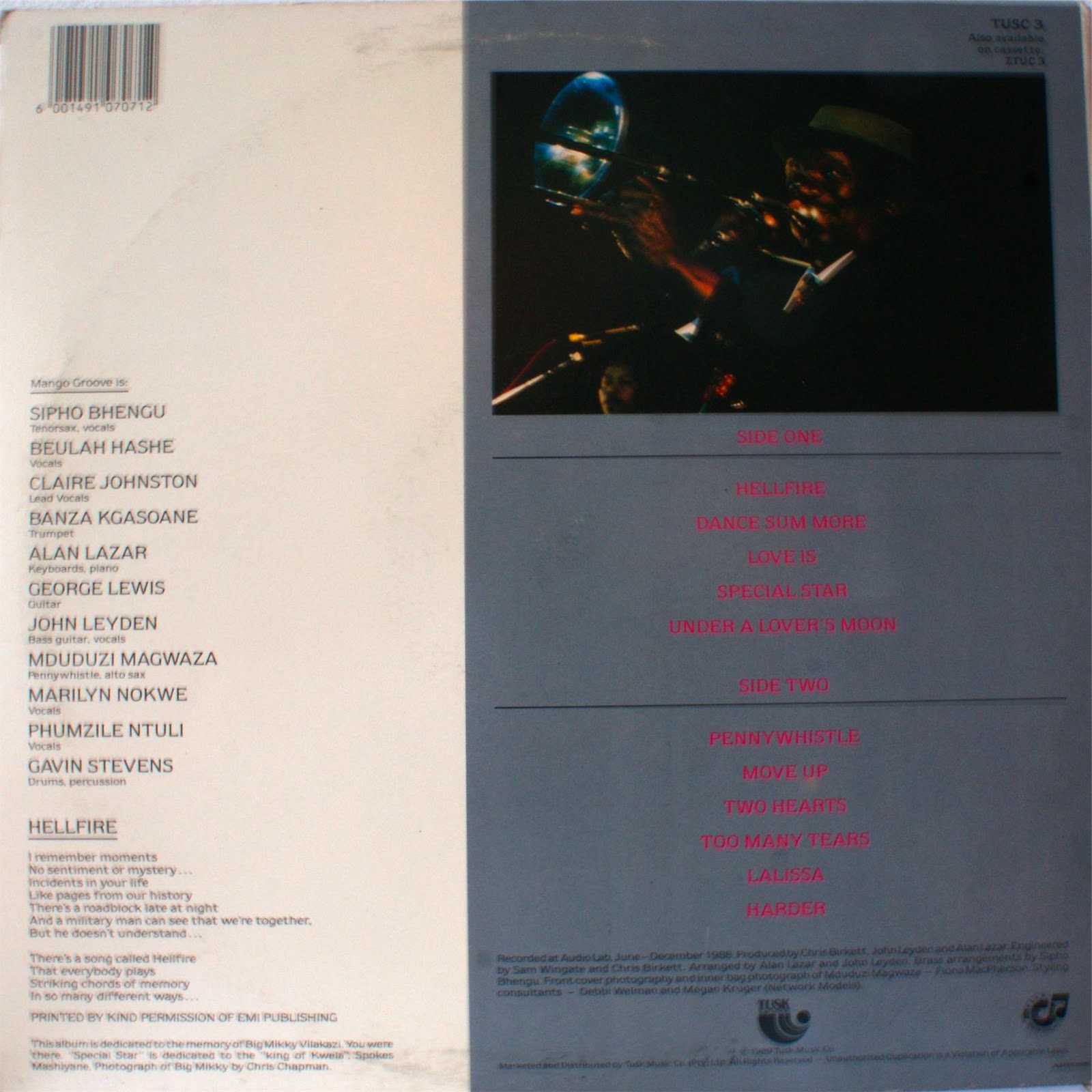 AfroSynth MANGO GROOVE Mango Groove (1989)