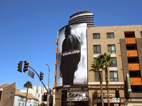 The Equalizer movie remake billboard Equalizer movie remake billboard
