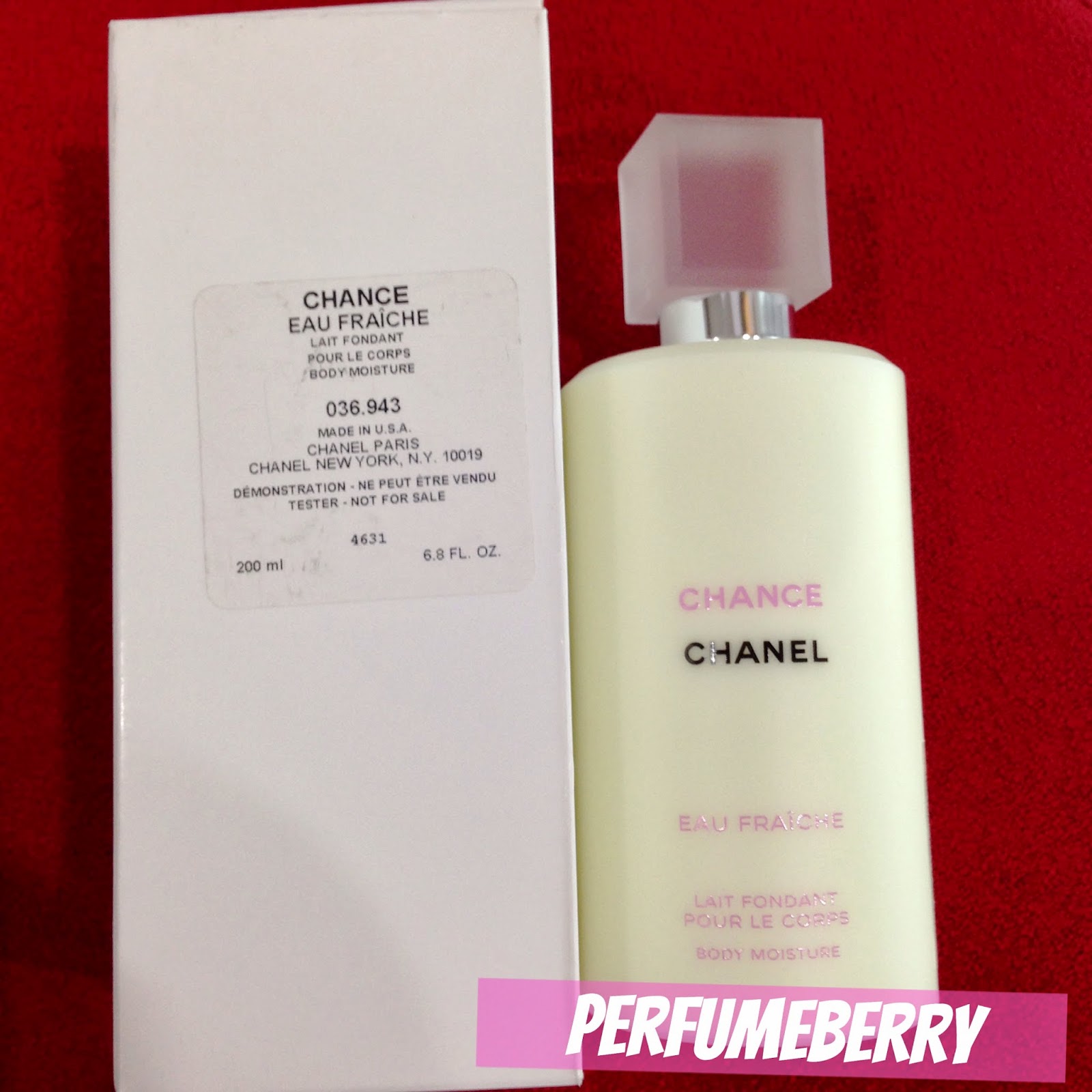 Perfumeberry Blog: Chanel body lotion