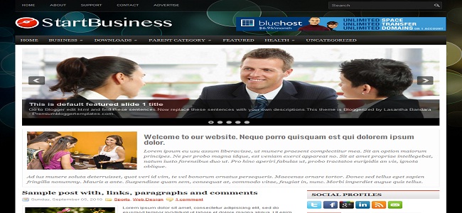 Gaming Mag Blogger Template