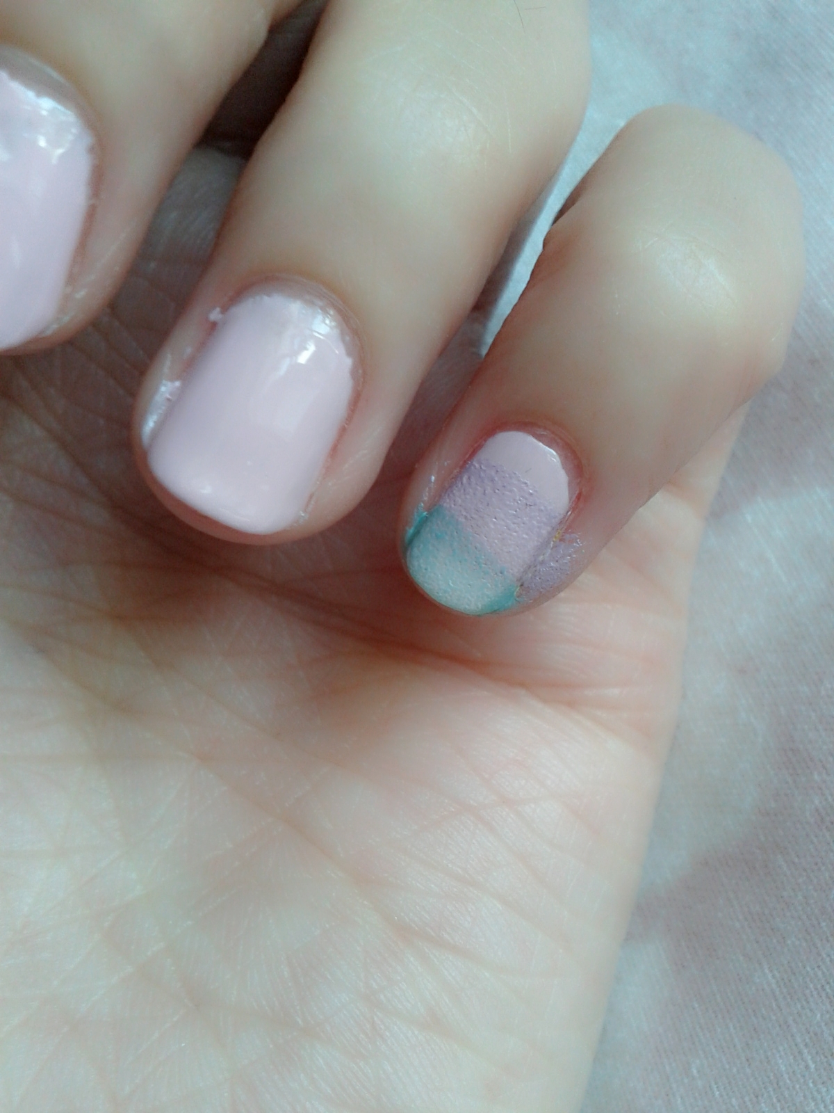 Sweet.Pink.Bunnies: ♡ Cotton Candy Ombre Nails! *EASY*