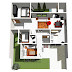 Desain Rumah Sederhana ukuran 10 x 12 m