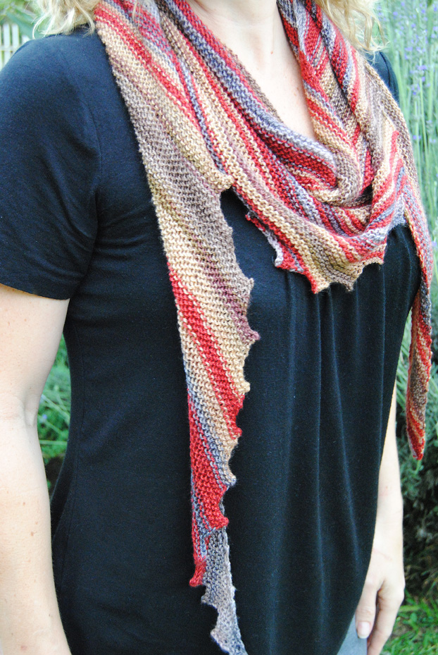 Living in Sunny South Africa! FO Hitchhiker Shawl