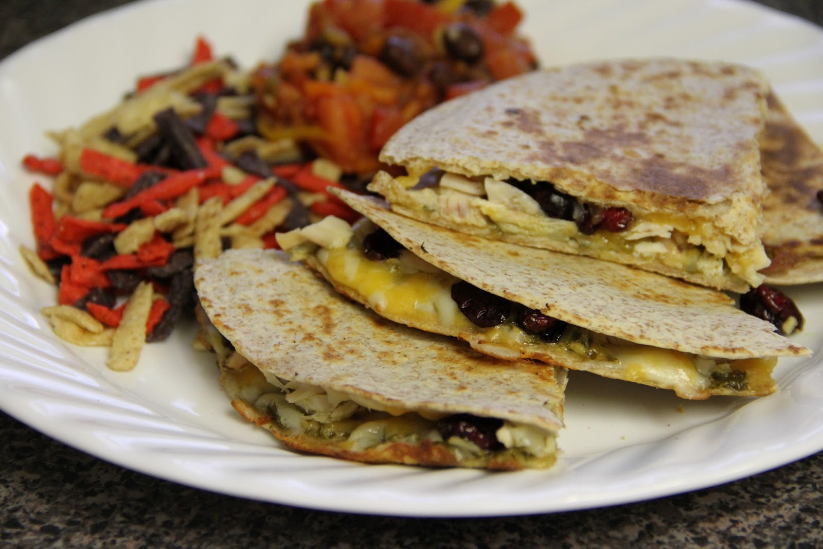 Mennonite Girls Can Cook Chicken and Pesto Quesadillas