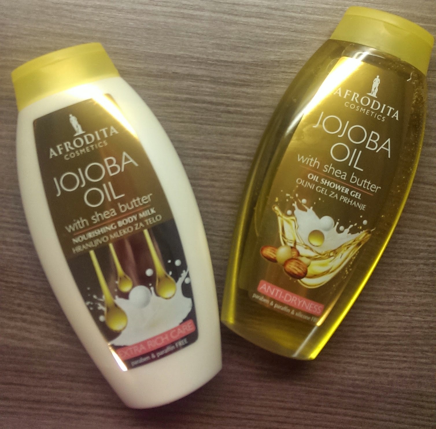 Sarah Polisholic Blog Afrodita Jojoba Oil Shower Gel + Nourishing