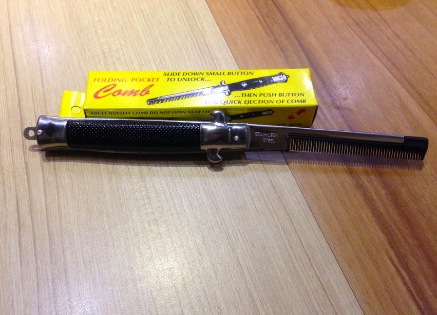 Sisir Khusus Pomade switchblade comb sisir lipat pomade Sisir Khusus Pomade switchblade comb sisir lipat pomade