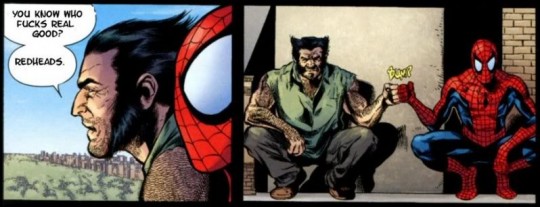 Wolverine Spiderman Redheads