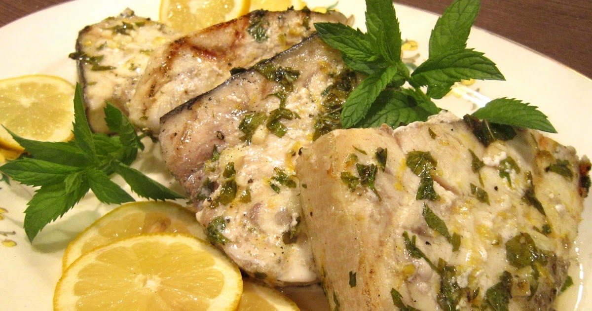 The Italian Next Door Grilled Swordfish with Lemon and Mint