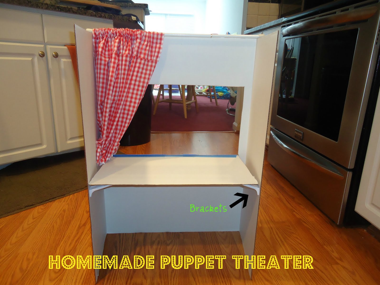 Bug and Monkey Mama Homemade Puppet Theater
