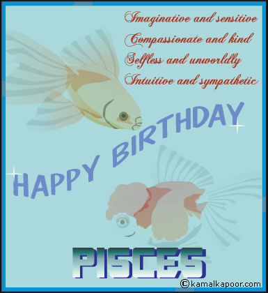 Pisces happy birthday Happy Birthday