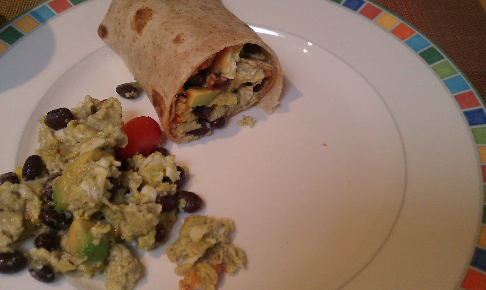 Mommy and Baby food Breakfast Burrito for the Whole Family