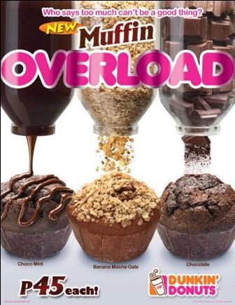 Dunkin' Donuts Overloaded Muffins Dunkin' Donuts Overloaded Muffins