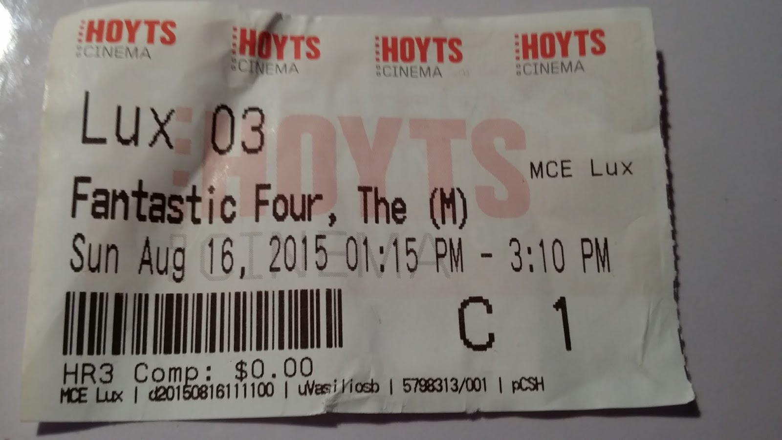 Quillazy How much for luxury at the cinema? (Hoyts Lux Quillazy How much for luxury at the cinema? (Hoyts Lux