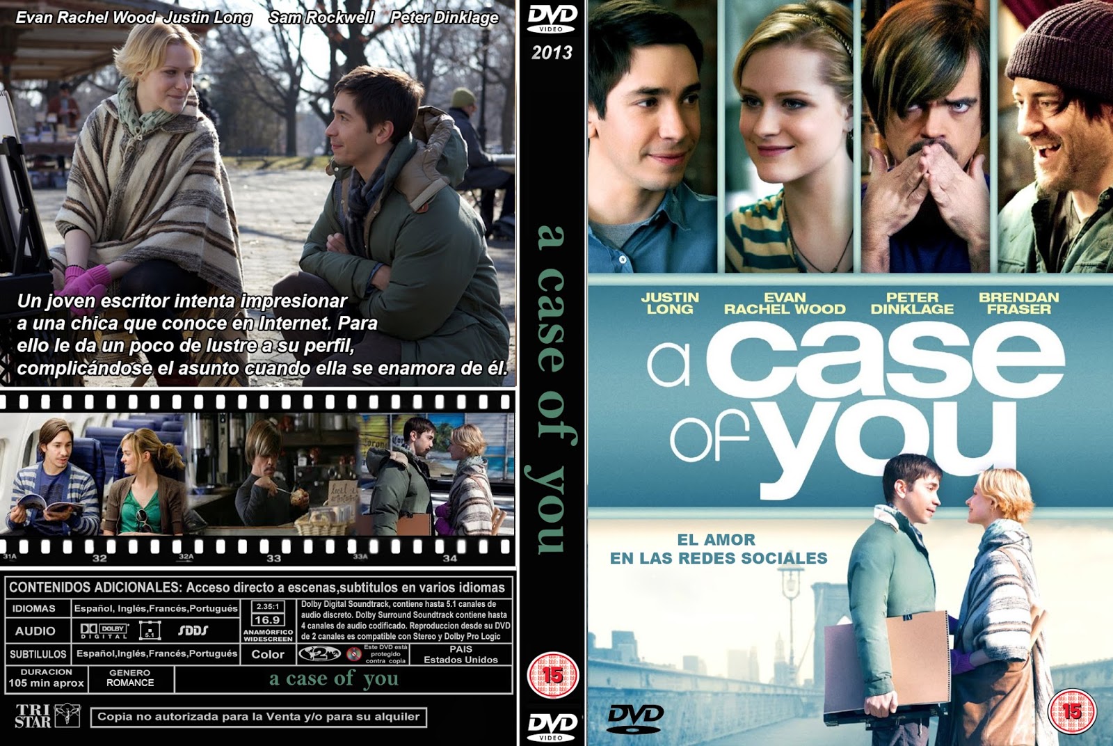 PB DVD Cover / Caratula FREE A CASE OF YOU DVD COVER 2013 ESPAÑOL