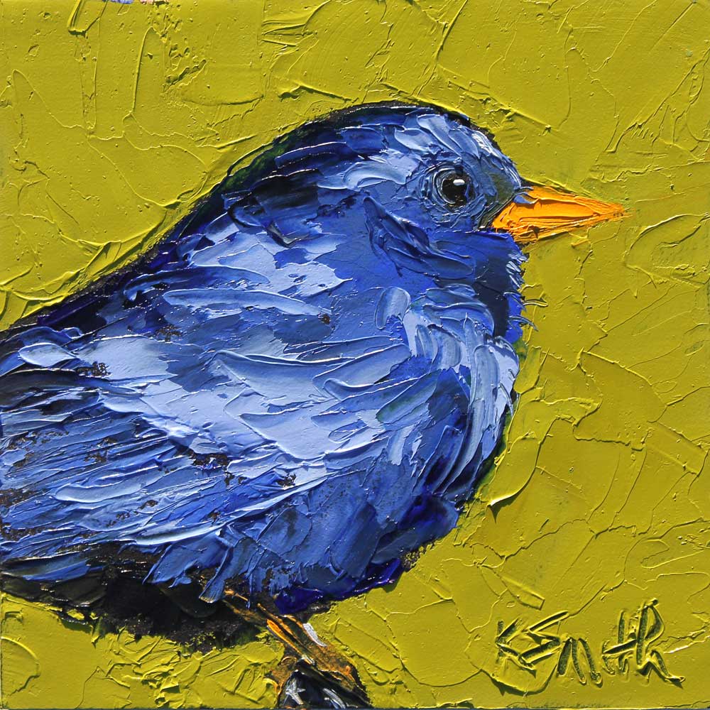 Bird In Everything Blue Bird Painting