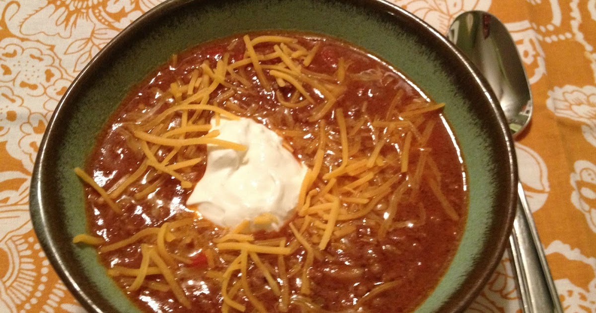 Adorned Well...a Hand Crafted Life Coffee Bean{less} Chili Recipe