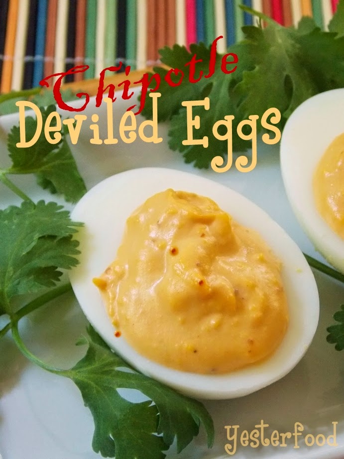 Yesterfood Chipotle Deviled Eggs