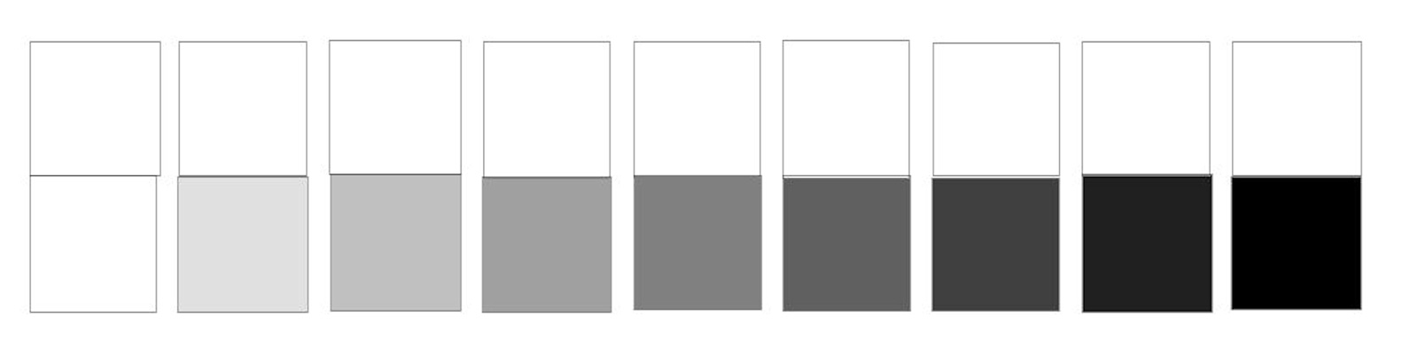 arty crafty studio using a tonal scale to see colour