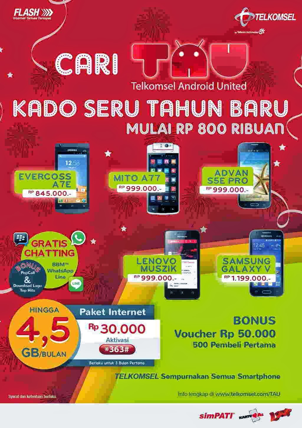 Daftar Paket TAU Android Telkomsel Daftar Paket TAU Android Telkomsel