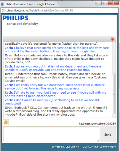 Philips Norelco Chat
