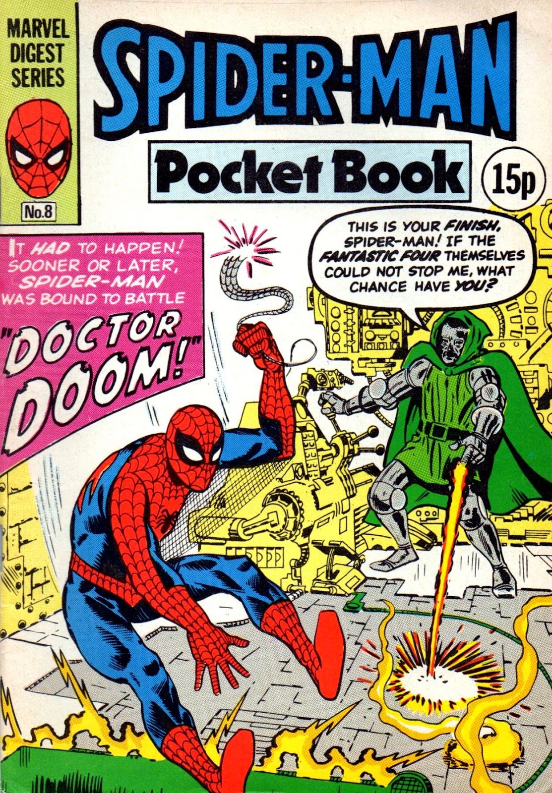 CRIVENS! COMICS & STUFF DITKO'S DOOM SPIDERMAN POCKET BOOK 8...
