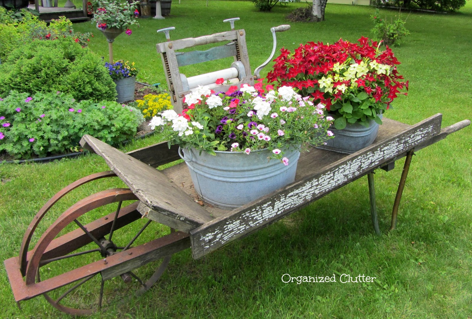 Outdoor This & That 19 Wheelbarrow Container Gardens & New Garden