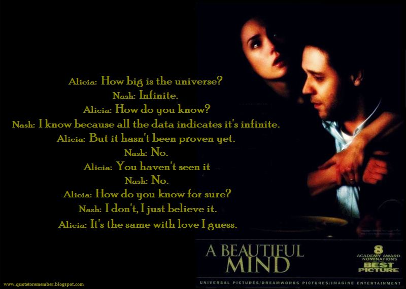 Beautiful mind essay