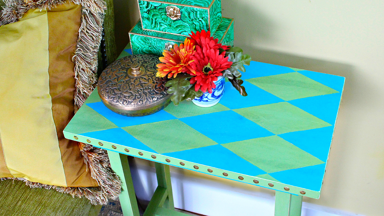 Mark Montano No Nails Harlequin Table