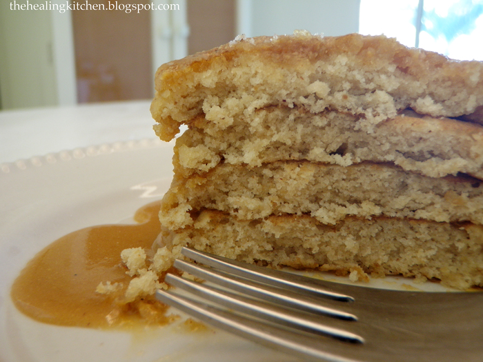 The Healing Kitchen Gluten Free Peanut Butter Pancakes with Peanut