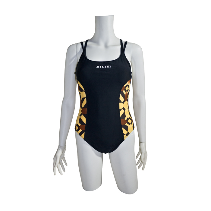 FASHION CARE 2U S120 Black One Piece Swimsuit Swimwear XXL