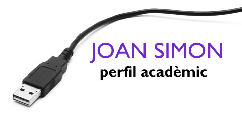 JOAN SIMON - Perfil acadèmic