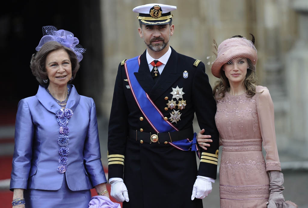 spanish royal wedding dresses. Spanish Royal Family attend