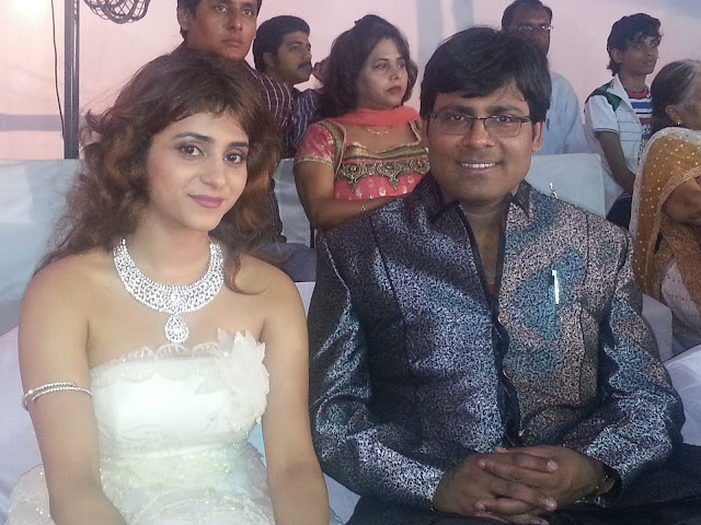 Manoj Bhawuk and Bhojpuri Film Actress Suprena Singh