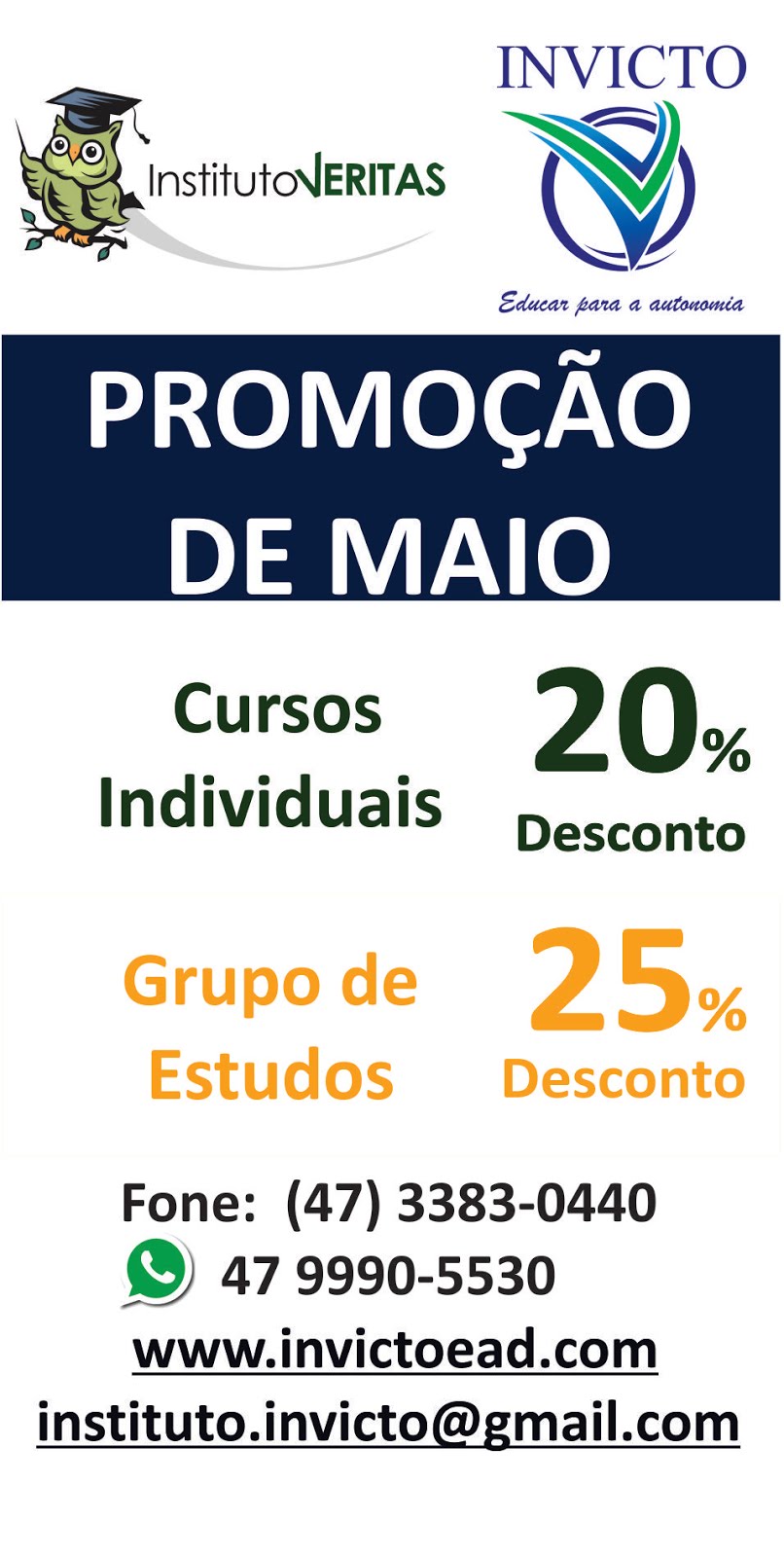 Promoção de Maio