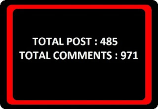 Cara Menampilkan Jumlah Post dan Komentar di Blogger