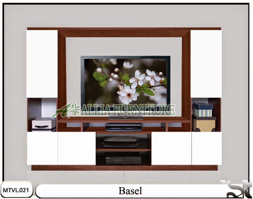 Lemari tv lcd desain minimalis basel Lemari tv lcd desain minimalis basel