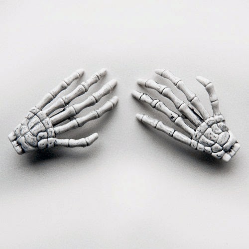 Skeleton Hand Hair Clips Spicytec