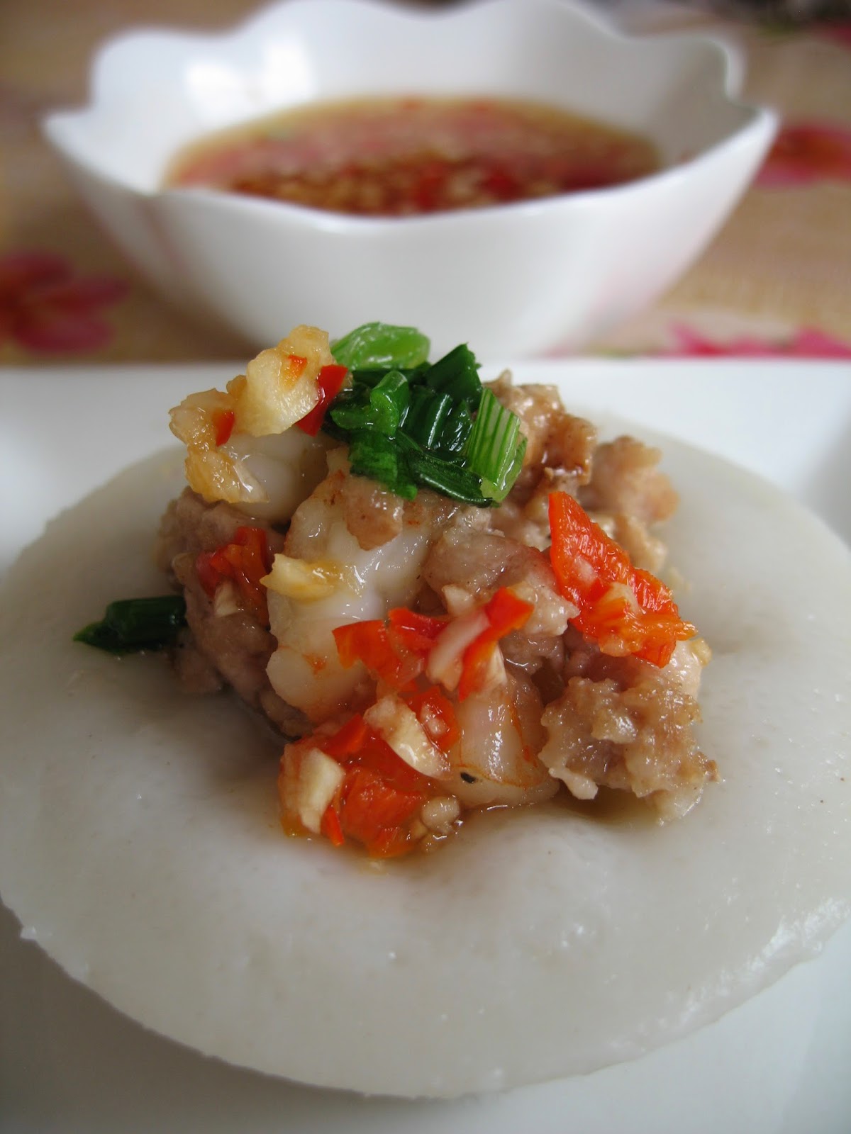 Sumptuous Flavours Steamed Rice Cakes With Shrimp And