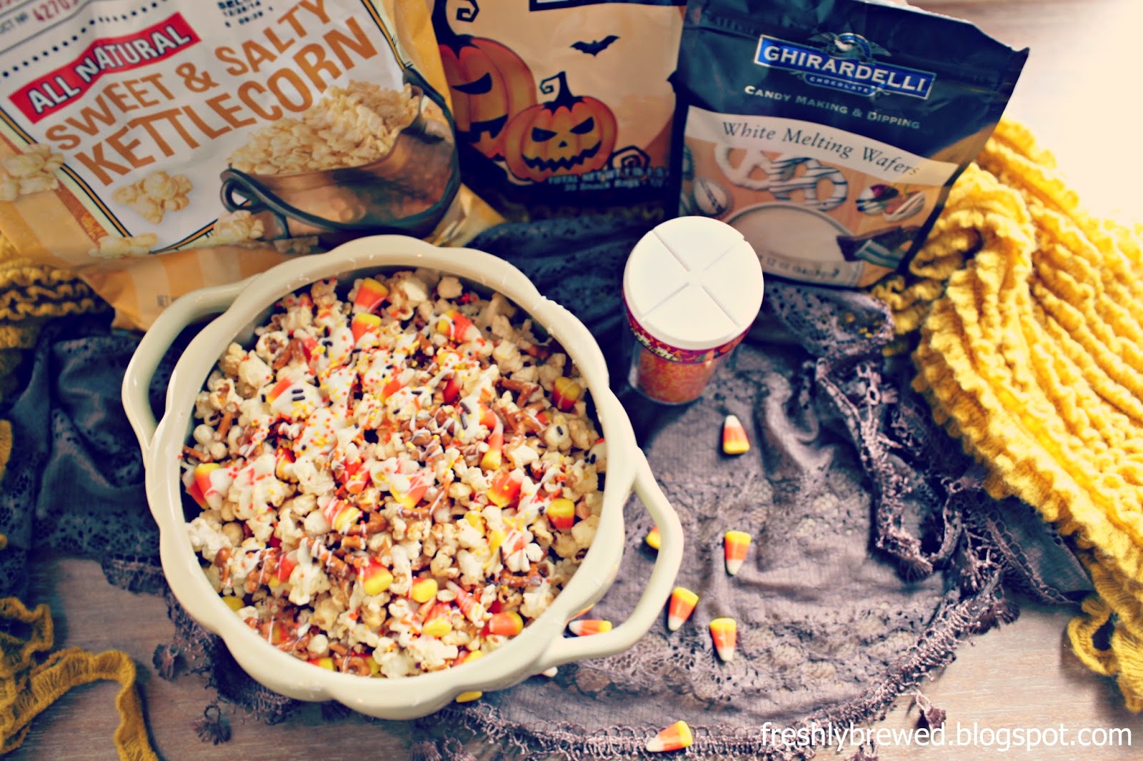 freshly {b}rewed Halloween Candy Crunch + World Market Sweepstakes!
