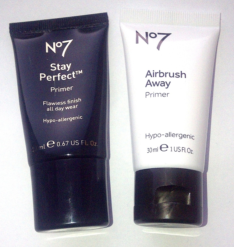 BeautySwot No7 Airbrush Away Primer And No7 Stay Perfect Primers Reviewed
