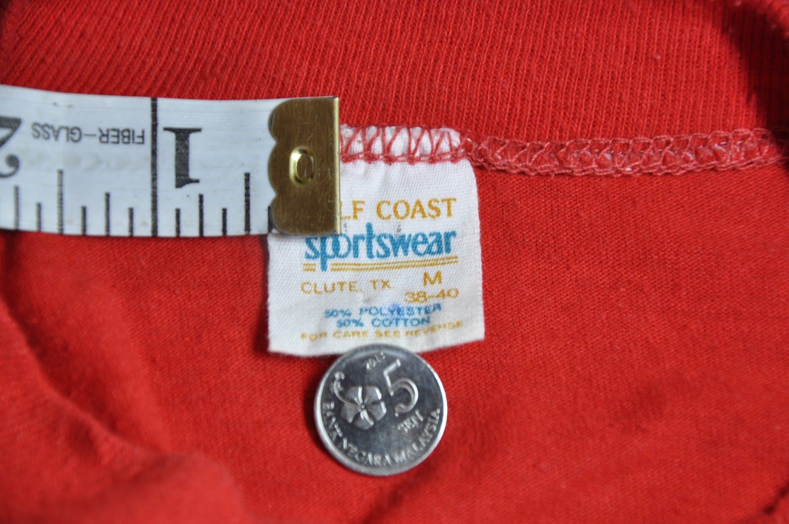 Vintage 50/50 Gulf Coast Sportswear tag t shirt
